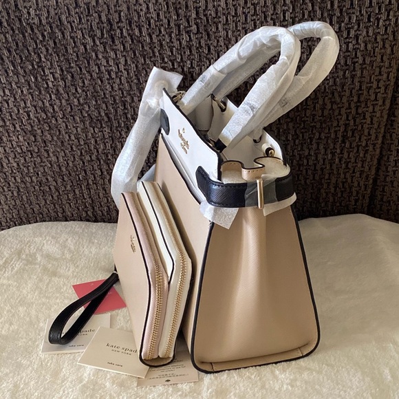 NWT 2PC Set Kate Spade Satchel & Carryall Wallet - Picture 3 of 17